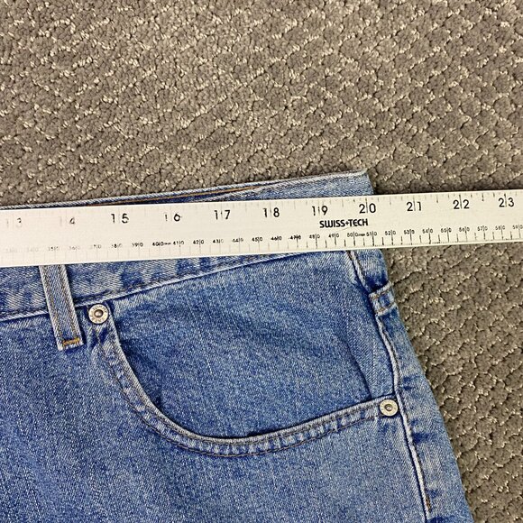 Vintage Y2K Tommy Hilfiger Denim Shorts Men's 38 Blue Jean cotton Made in Canada - Picture 6 of 10